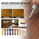 thumbnail image 1 of Fiudx Artículos en oferta con ofertas flash Juego de adhesivos para reparación de muebles de madera, 10 piezas para reparar pisos, muebles, mesas, gabinetes, con cepillos, raspadores y paletas, 1 of 7