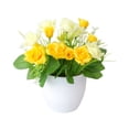 thumbnail image 1 of Centre de Table Fleurs pour Maison Élégant Présentoir de Roses Roses Réalistes pour Salon Arrangement Intérieur Différent, 1 of 5