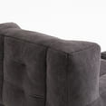 thumbnail image 3 of Fluff Beanbag Sofa Chair with Ottoman, Soft Lazy Chair with Memory Foam Filler for Adults and Children, Modern Focus Beanbag Sofa for Indoor, Living Room, Office, Bedroom, Apartment, Black, 3 of 9