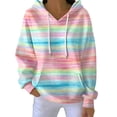 thumbnail image 2 of Womens Hoodie Outfits Shirts for Women Mom Outfits for Women Oversized Hoodie Thin Sweatshirts Comfy Sweatshirts Baggy Hoodies Comfort Colors Baseball Mom Shirt Cute Hoodies, 2 of 5