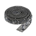 thumbnail image 1 of Abbracc 1yard Diamond Rhinestone Ribbon Crystal Beaded Patch Clothes Applique 1.5cm Blue, 1 of 6