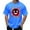 Blue, variant on FDGIU 2025 Men's Halloween Graphic Tee; Funny Graffiti Crewneck T-Shirts, Loose Fit Short Sleeve Novelty Top, Dark Casual Halloween Shirt