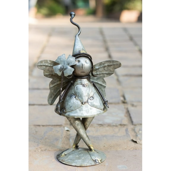 De Kulture Works Decorative Recycled Iron Angel Figurine