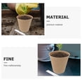thumbnail image 3 of GOOHOCHY 110pcs Biodegradable Yellow Peat Planting Pots Made from Natural Pulp, Perfect for Seed Starting and Transplanting, 3 of 8