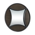 thumbnail image 6 of DecMode 32"W, 32"H Round Wall Mirror, Brown, 6 of 9