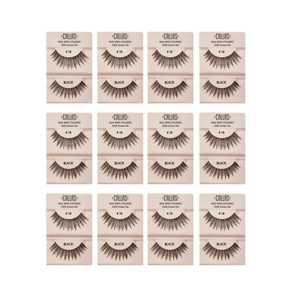 Callas Beau Wing Eyelashes #38 (1 pair x 12 sets)
