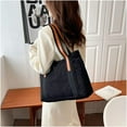thumbnail image 3 of CoCopeaunts Women Tote Bag Fashion Large Corduroy Handbag Shoulder Bag Students Plain Hobo Bag, 3 of 8