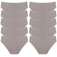 thumbnail image 1 of TrowBridge-Conjunto de bragas sin costuras para mujer, ropa interior femenina acogedora, bragas de satén de seda suave, lencería transpirable, calzoncillos deportivos, 10 piezas, 1 of 4