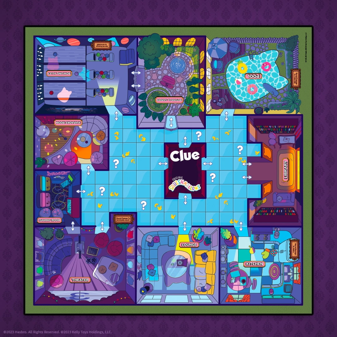 CLUE®: Original Squishmallows™ Board Game, by USAopoly