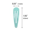thumbnail image 2 of 100 Pack Black Metal Snap Hair Clips, 1.8 Inch (4.7cm) Barrettes for Women, Non-Slip Smooth Coated Hair Accessories, Basic Simple Design, 2 of 5