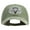 Olive, variant on U.S. Army Paratrooper and Ranger Badge Embroidered Washed Solid Pigment Dyed Cotton Twill Brass Buckle Cap - Olive OSFM
