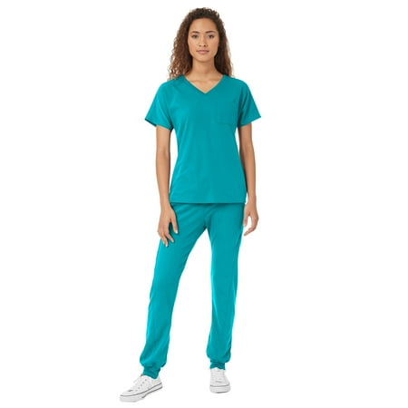 

Wonderwink Aero Women s Dolman 3 Pocket Top & Cargo Jogger Pant Scrub Set