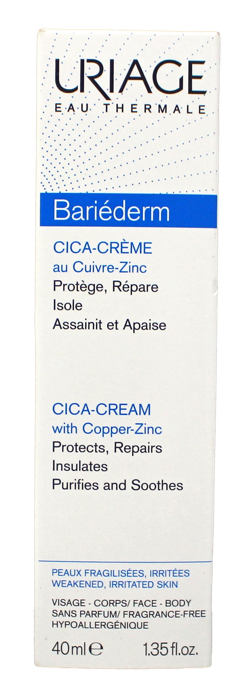 Bariederm Cica-Creme by Uriage for Unisex - 1.35 oz Cream - Walmart.com