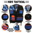 thumbnail image 7 of Kids Vest Kit for Nerf Series with 30 Refill Darts,Dart Pouch, Mask, Reload Clips, Wrist Band and Protective Glasses, Toys for 5 6 7 8 9 10+ Year Boys, 7 of 7