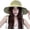 Green, variant on Women UV Protection Wide Brim Beach Bucket Hat With Ponytail Hole Summer | Tartan Pattern, UV Block, Adjustable Wind Strap, Beach Travel Fishing Daily Outdoor Cap