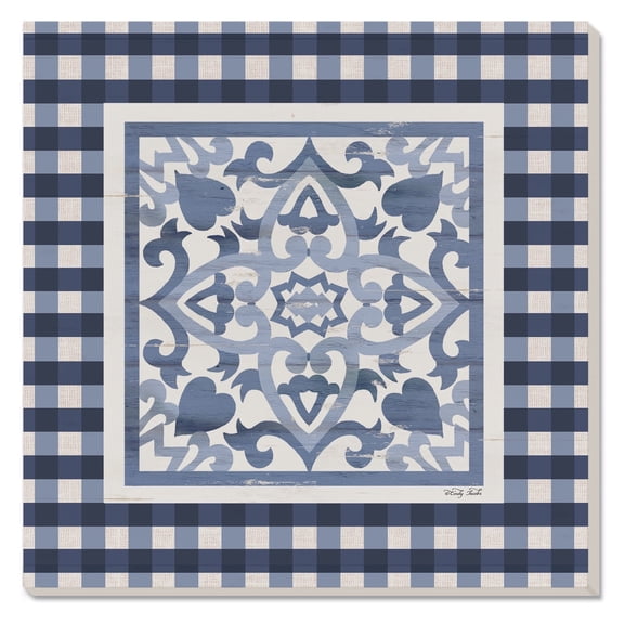 Thirstystone Blue Ivy Decorative Cork Backed Stone Trivet 8" Square