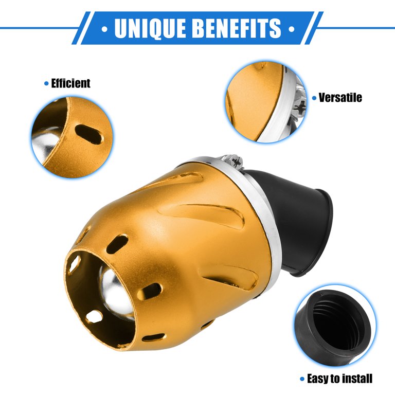 Unique Bargains Motorcycle Air Filter 35mm 1.38