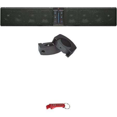 Powerbass XL-850 Bluetooth ATV/UTV 8 Speaker 300 W Soundbar & XL C-Clamps Kit