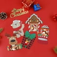 thumbnail image 2 of 10pcs Christmas Diamond Painting Kit with Pendants Penguin, Snowman and Snow House DIY 5D Sparkling Picture Frame Pendants Suitable for Christmas Tree, Home and Party Decorations or Gifts, 2 of 7