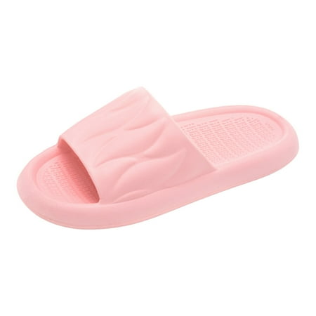 OJSFQUFP Womens Summer Slippers Men and Women Shoes Indoor and Outdoor Home Slippers Fashionable Lightweight Sandals Women Slippers Pink 38