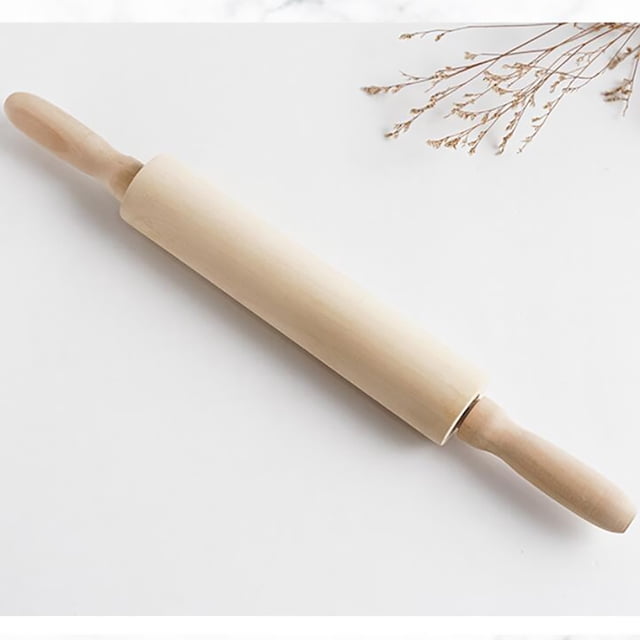 Cqxid Bakeware Under $10 Wooden Rolling Pin Face Stick Dumpling Activity Solid Wood Rolling Pin Wood Baking Tools Baking Tool