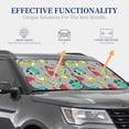 thumbnail image 4 of Kll Cute Dinosaur Windshield Sun Shade 2-Piece Foldable Car Front Window Sunshade For Most Sedans Suv Truck- Small, 4 of 7