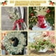 thumbnail image 2 of Nvzi 20 piezas de tallos de pino artificiales con purpurina para relleno de adornos de árbol de Navidad (blanco), 2 of 5