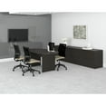 thumbnail image 3 of Lorell Prominence 2.0 Espresso Laminate Box/Box/File Right-Pedestal Desk - 3-Drawer 1" Top, 72" x 42" x 29" - 3 x File Drawer(s), Box Drawer(s) - Single Pedestal on Right Side - Band Edge - Material:, 3 of 8