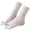 White, variant on Flip Flop Socks 1 Pairs Lace Toe Socks Women Tabi Geta Socks Hollow Out Mesh High Tube Cotton Socks With Separate Fingers