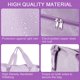 thumbnail image 5 of Bolsa de Viaje Impermeable con Bucle para Maleta, Compartimentos Separados Artículos Secos de Mojados, Unisex, Fin de Semana, Hospital, Equipaje de Mano, 29L, #04 Morado, 5 of 5