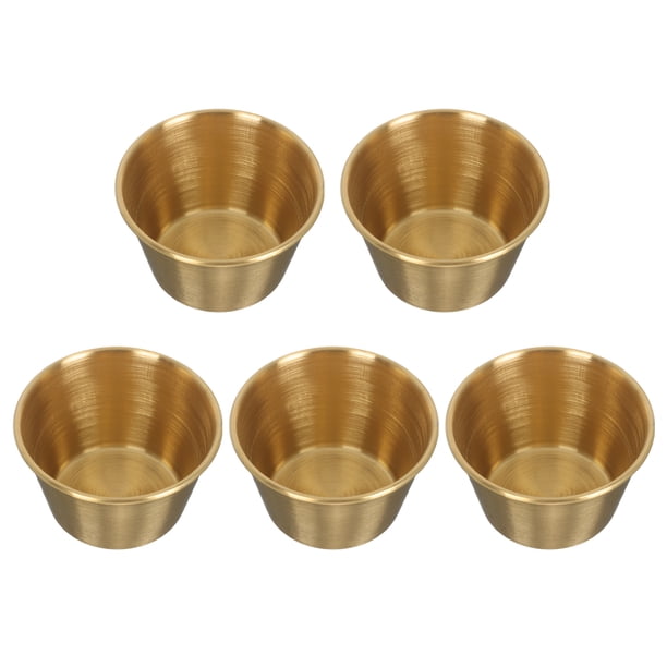 5 tazas para salsa de tomate y ensalada, cuencos para salsa de carne, vajilla multiusos.