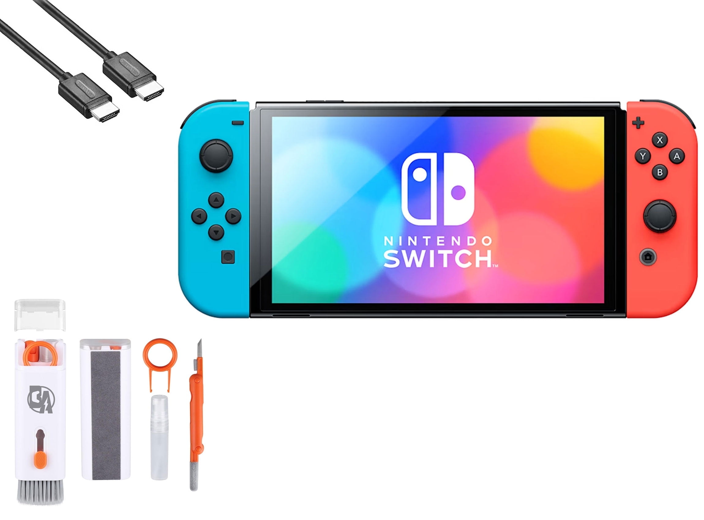 Nintendo Switch 青/赤 + Sports Party Nintendo Switch Neon Blue/Red with Switch Sports Bundle | Includes