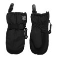 thumbnail image 1 of Calikids Waterproof Winter Mittens with Cuff Clips - Black (S), 1 of 1