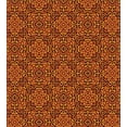 thumbnail image 3 of Autumn Damask Duvet Cover Set, Abstract Style Ornamental Swirling Strokes Cluttered Warm Tones, Decorative 2 Piece Bedding Set with 1 Pillow Shams, Twin Size, Vermilion Charcoal Grey, by Ambesonne, 3 of 3