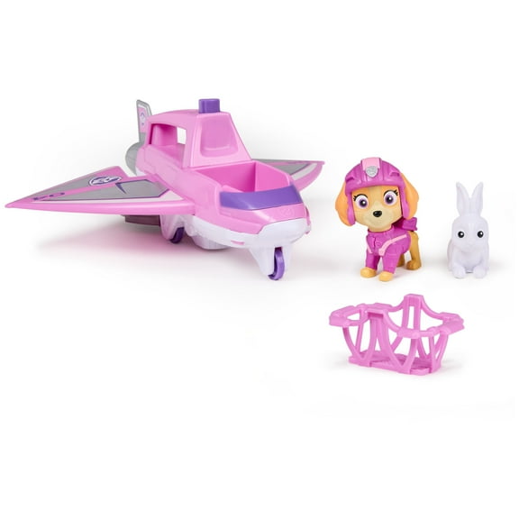 PAW Patrol: Air Rescue Hero Claw Jet Vehicle and Collectible Skye Figure for Kids Ages 3 