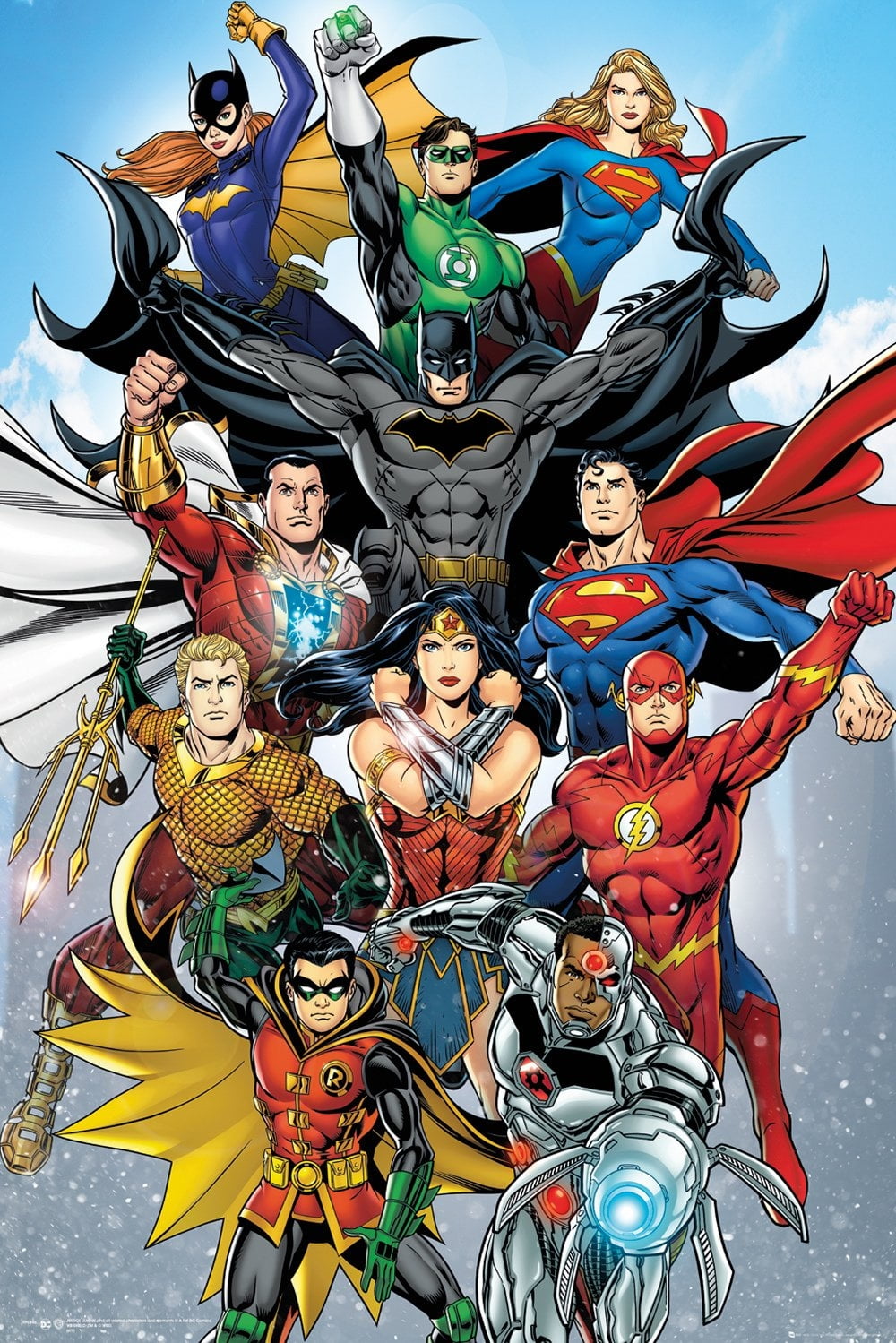Justice League Of America Jla Dc Comics Poster Rebirth The