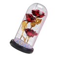 thumbnail image 1 of Enchanted Rose Flower In Glass plastic sweetest Dome LED Light Valentine's Day Decor red, 1 of 8