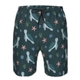 thumbnail image 4 of Naloa Cute Turtle Men's Beach Shorts, Surfing shorts, Swim trunks, Quick Dry Swim Trunks for Surfing Beach Fun - Large, 4 of 9