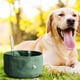thumbnail image 4 of Comedero para mascotas, accesorio para mascotas, lona expandible, dispensador portátil, contenedor para perros Verde, 4 of 7