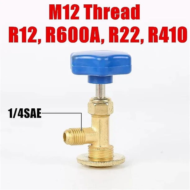 Open Valve r134a Refrigerante Bottle Opener Air Conditioner Tools Freon Refrigerant Can Opener CT338 339 R12 R600A R22 R134A~6598