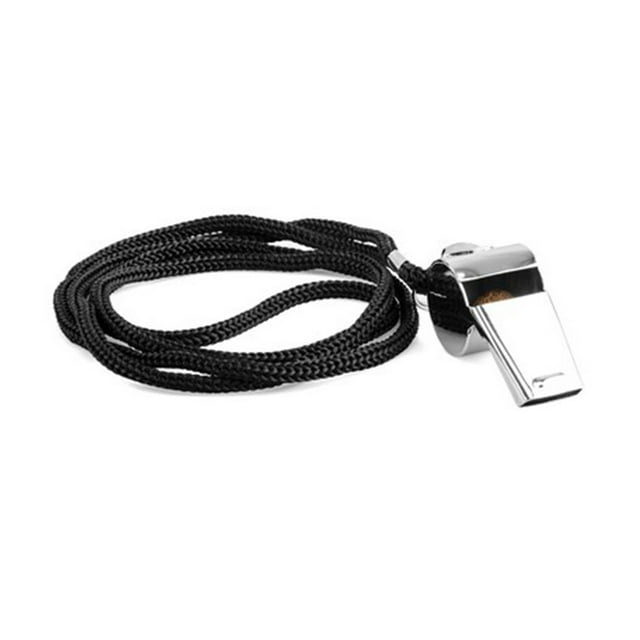 Sifflet d'Arbitre de Survie Portable Léger en Acier Inoxydable pour Camping Randonnée