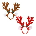 thumbnail image 7 of Dserhfy Christmas Headbands Cute Reindeer Antlers Headbands with Bell Christmas Animal Ear Hair Bands for Women Holiday Party Cosplay, 7 of 7
