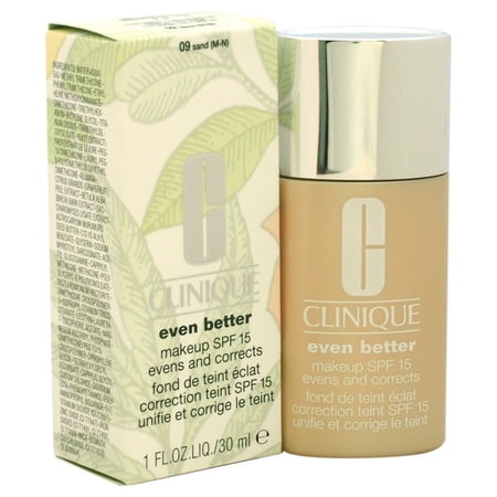 Even Better Makeup SPF 15 # 09 Sand (M-N)-Dry To Combination Oily Skin by Clinique for Women - 1 oz (Best Mac Foundation For Combination Skin)