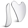 thumbnail image 2 of Facial Gua Sha Tools, 2PCS 304 Stainless Steel Face Gua Sha Beauty Tools, Promote Circulation & Tighten the Skin, Face Scraper Massagers for Face, Eyes, Legs, Lymphatic Drainage Massage Tools, 2 of 7