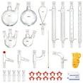 thumbnail image 1 of VEVOR Lab Distillation Kit, 3.3 Boro Lab Glassware Distillation Kit with 24, 40 Joint, 1000ml Essential Oil Distillation Apparatus Kit, 1 of 9
