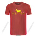 thumbnail image 1 of Camiseta Goat Heartbeat 2022 Camiseta Goat Lover Country Chicken Goat Camiseta clásica de verano con cuello redondo para hombre de algodón puro, 1 of 5