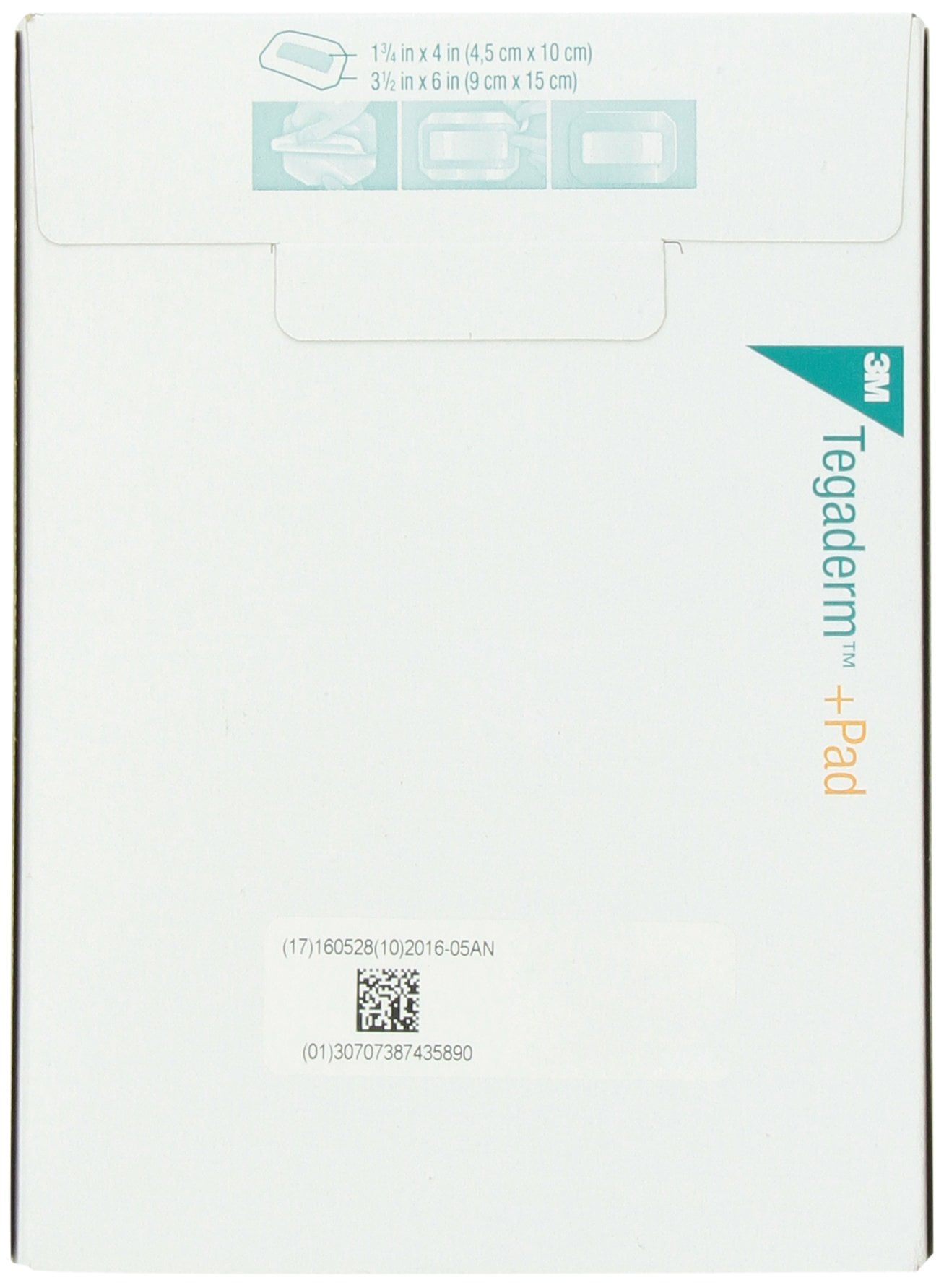 3M Tegaderm +Pad Film Dressing with Non-Adherent Pad 3589, 25 Pieces by 3M Tegaderm