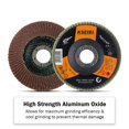 thumbnail image 2 of 1/2 In Flap Disc Aluminum Oxide 10 Pack Auto Body Sanding Grinding Wheel (40 Grit) 686008, 2 of 5