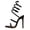 Black, variant on Womens High Heels Sexy Rhinestone Strappy Heeled Sandals Open Toe Slip on Backless Stilettos Dressy Pumps Shoes Black Size 7.5