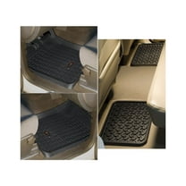 Rugged Ridge by RealTruck Floor Liners for Wrangler JKU 4-Door | Front/Rear/Cargo | 12988.01 | Compatible with 2007-2010 Jeep Wrangler JKU 4-Door